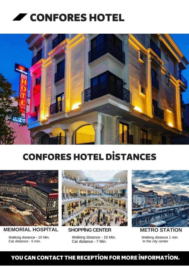 Confores Hotel Istanbul Eksteriør billede